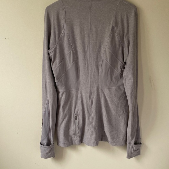 lululemon athletica Light Gray Long Sleeve Top - Picture 3 of 7